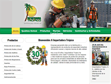 Tablet Screenshot of importadoratropico.com